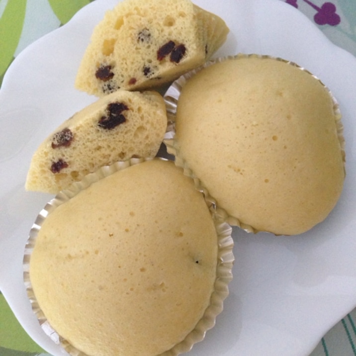 Hmで簡単 豆乳で作るふわふわレーズン蒸しパン レシピ 作り方 By にいさん6011 楽天レシピ Hmで簡単 豆乳で作るふわふわレーズン蒸しパン レシピ 作り方 By にいさん6011 楽天レシピ